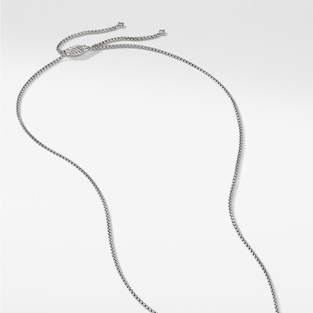 David Yurman Cable Amulet Vehicle Box Chain Necklace - Picture 3 of 6